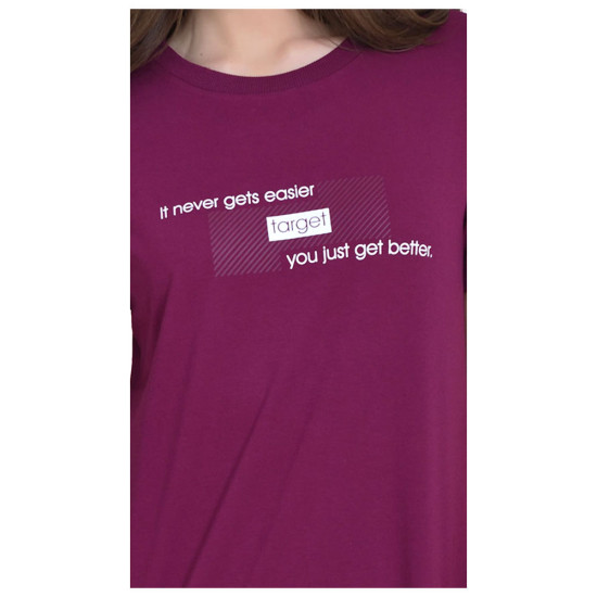 Target Γυναικεία κοντομάνικη μπλούζα T-Shirt Single Jersey "Better"